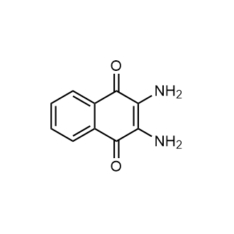 2,3-Diaminonaphthalene-1,4-dione Chemische Struktur