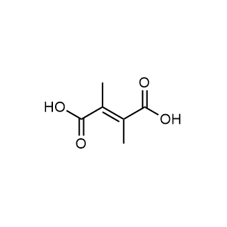 2,3-Dimethylfumaric acid Chemical Structure