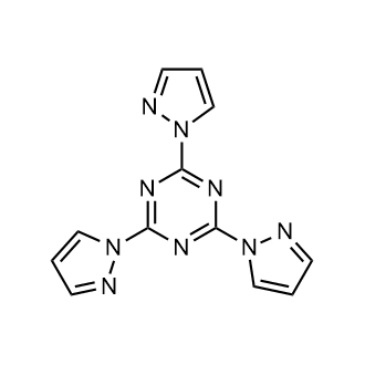 2,4,6-Tri(1H-pyrazol-1-yl)-1,3,5-triazine Chemical Structure