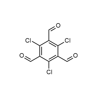 2,4,6-Trichlorobenzene-1,3,5-tricarbaldehyde 化学構造