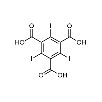 2,4,6-Triiodobenzene-1,3,5-tricarboxylic acid Chemical Structure