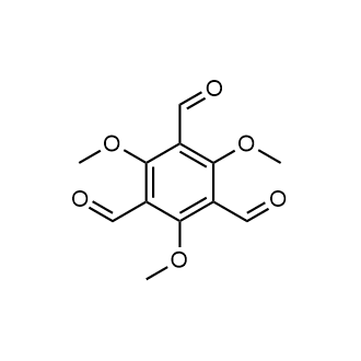 2,4,6-Trimethoxybenzene-1,3,5-tricarbaldehyde Chemische Struktur