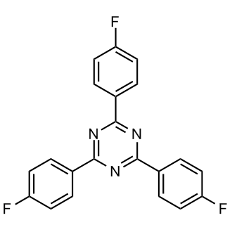 2,4,6-tris(4-fluorophenyl)-1,3,5-triazine Chemical Structure