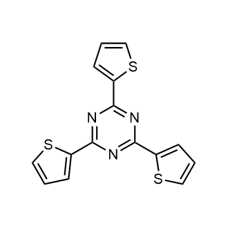 2,4,6-Tri-thiophen-2-yl-[1,3,5]triazine Chemical Structure