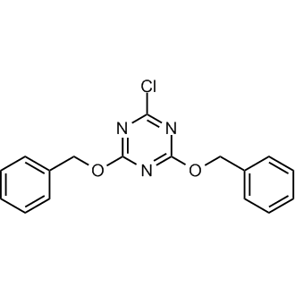 2,4-Bis(benzyloxy)-6-chloro-1,3,5-triazine Chemical Structure