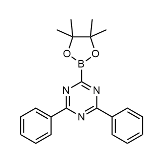 2,4-Diphenyl-6-(4,4,5,5-tetramethyl-[1,3,2] dioxaborolan-2-yl)-[1,3,5]triazine Chemical Structure