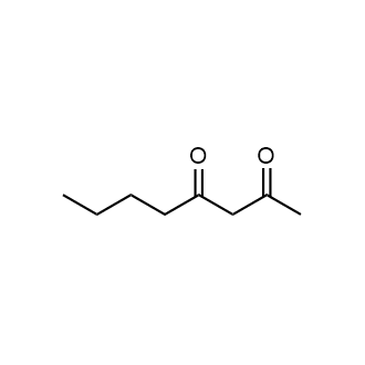 2,4-Octanedione 化学構造