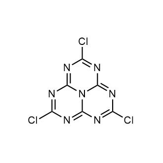 2,5,8-Trichloro-1,3,3a1,4,6,7,9-heptaazaphenalene Chemical Structure