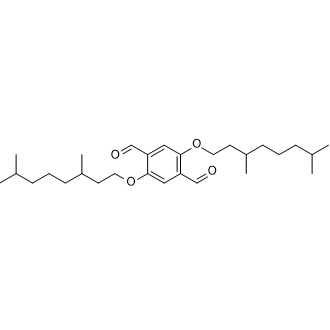 2,5-Bis((3,7-dimethyloctyl)oxy)terephthalaldehyde Chemical Structure