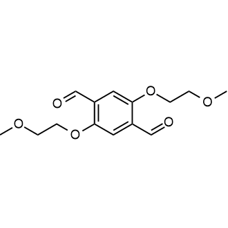 2,5-Bis(2-methoxyethoxy)terephthalaldehyde Chemical Structure