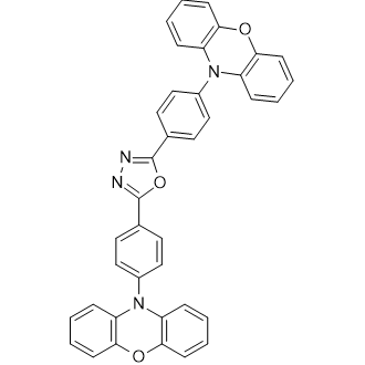 2,5-Bis(4-(10H-phenoxazin-10-yl)phenyl)-1,3,4-oxadiazole Chemical Structure