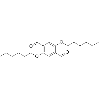 2,5-Bis(hexyloxy)terephthalaldehyde التركيب الكيميائي