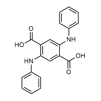 2,5-Bis(phenylamino)terephthalic acid Chemical Structure