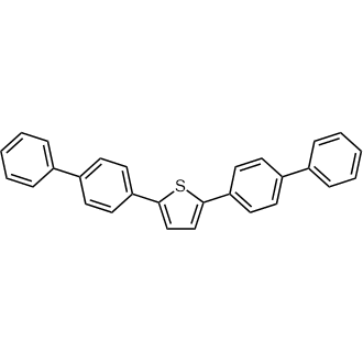 2,5-Di([1,1'-biphenyl]-4-yl)thiophene 化学構造