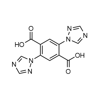 2,5-Di(1H-1,2,4-triazol-1-yl)terephthalic acid Chemical Structure