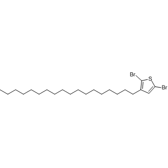 2,5-Dibromo-3-octadecylthiophene 化学構造