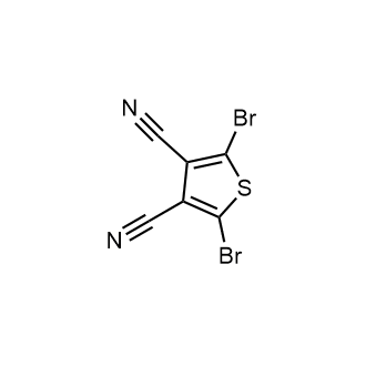 2,5-Dibromothiophene-3,4-dicarbonitrile Chemical Structure