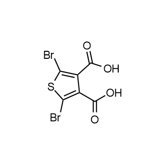 2,5-Dibromothiophene-3,4-dicarboxylic acid Chemical Structure