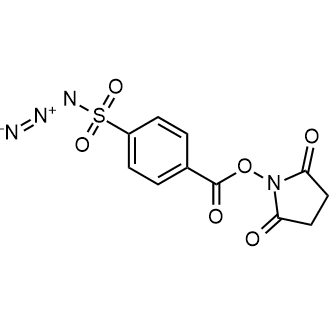 2,5-Dioxopyrrolidin-1-yl 4-(azidosulfonyl)benzoate Chemical Structure