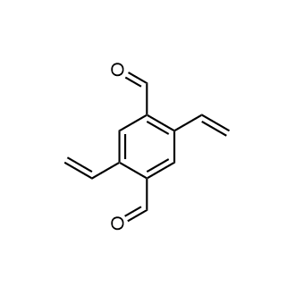 2,5-Divinylterephthalaldehyde 化学構造