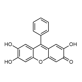 2,6,7-Trihydroxy-9-phenyl-3h-xanthen-3-one Chemical Structure