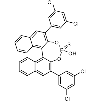 2,6-Bis(3,5-dichlorophenyl)-4-hydroxydinaphtho[2,1-d:1',2'-f][1,3,2]dioxaphosphepine 4-sulfide Chemical Structure