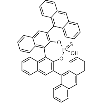 2,6-Di(anthracen-9-yl)-4-hydroxydinaphtho[2,1-d:1',2'-f][1,3,2]dioxaphosphepine 4-sulfide Chemical Structure