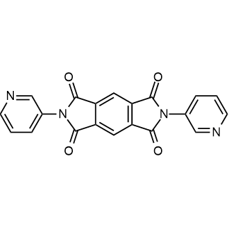 2,6-Di(pyridin-3-yl)pyrrolo[3,4-f]isoindole-1,3,5,7(2H,6H)-tetraone التركيب الكيميائي