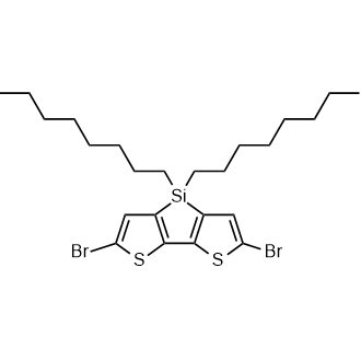 2,6-Dibromo-4,4-di-n-octyldithieno[3,2-b:2',3'-d]silole التركيب الكيميائي