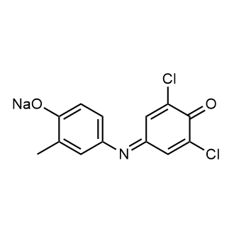 2,6-Dichloro-3'-methyl indophenol sodium salt hydrate [Redox indicator] Chemical Structure