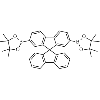 2,7-Bis(4,4,5,5-tetramethyl-1,3,2-dioxaborolan-2-yl)-9,9'-spirobi[fluorene] Chemical Structure