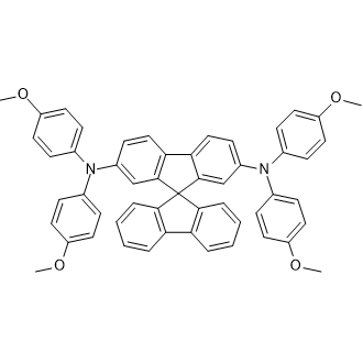 2,7-Bis[N,N-bis(4-methoxyphenyl)amino]-9,9-spirobi[9H-fluorene] التركيب الكيميائي