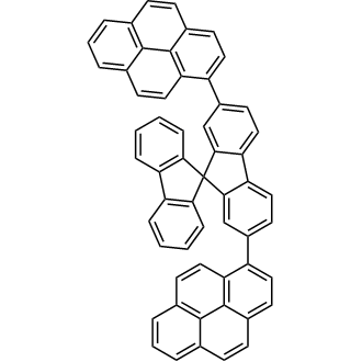 2,7-Di(1-pyrenyl)-9,9'-spirobi[9H-fluorene] التركيب الكيميائي