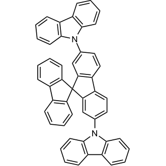 2,7-Di(9H-carbazol-9-yl)-9,9'-spirobi[9H-fluorene] Chemische Struktur