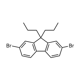 2,7-Dibromo-9,9-dipropylfluorene Chemical Structure