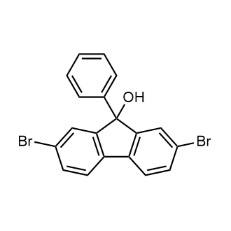 2,7-Dibromo-9-phenyl-9H-fluoren-9-ol Chemical Structure