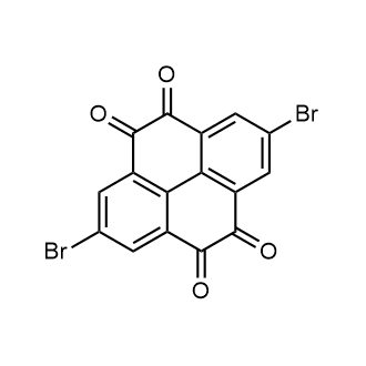 2,7-Dibromo-pyrene-4,5,9,10-tetraone Chemical Structure