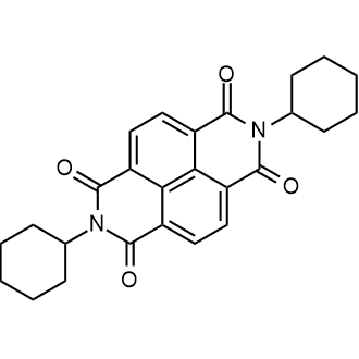 2,7-Dicyclohexylbenzo[lmn][3,8]phenanthroline-1,3,6,8(2H,7H)-tetraone Chemical Structure