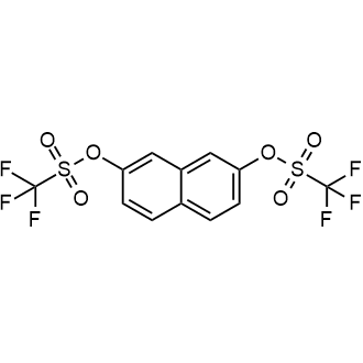 2,7-Naphthalenebis(trifluoromethanesulfonate) Chemical Structure