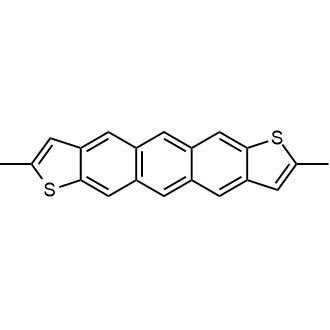 2,8-Dimethylanthra[2,3-b:6,7-b']dithiophene التركيب الكيميائي