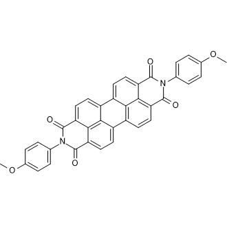 2,9-Bis(4-methoxyphenyl)anthra[2,1,9-def:6,5,10-d'e'f']diisoquinoline-1,3,8,10(2H,9H)-tetraone Chemical Structure