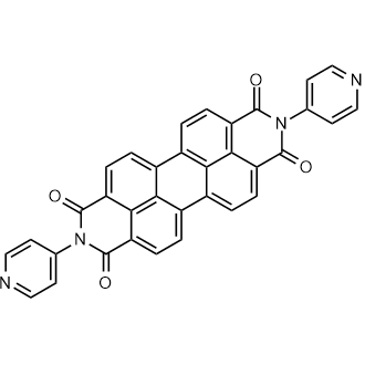 2,9-Di(pyridin-4-yl)anthra[2,1,9-def:6,5,10-d'e'f']diisoquinoline-1,3,8,10(2H,9H)-tetraone Chemical Structure