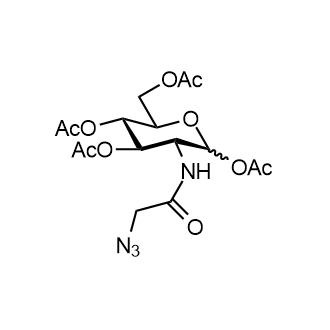 2-[(Azidoacetyl)amino]-2-deoxy-D-glucopyranose 1,3,4,6-tetraacetate Chemical Structure