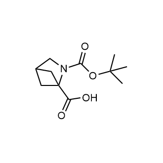 2-[(tert-Butoxy)carbonyl]-2-azabicyclo[2.1.1]hexane-1-carboxylic acid Chemical Structure