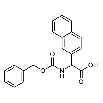 2-{[(Benzyloxy)carbonyl]amino}-2-(naphthalen-2-yl)acetic acid Chemical Structure