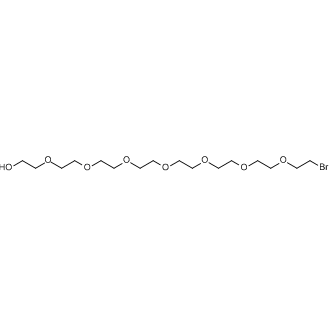 23-Bromo-3,6,9,12,15,18,21-heptaoxatricosan-1-ol Chemical Structure