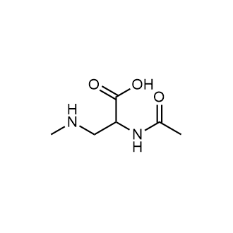 2-Acetamido-3-(methylamino)propanoic acid 化学構造