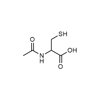 2-Acetamido-3-sulfanylpropanoic acid 化学構造