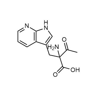 2-Acetyl-3-(1H-pyrrolo[2,3-b]pyridin-3-yl) -DL-alanine Chemical Structure