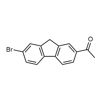 2-Acetyl-7-bromofluorene 化学構造